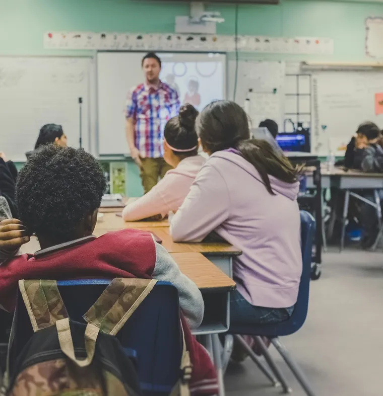 Students in a classroom, representing school physicals at Fort Walton Beach Chiropractic