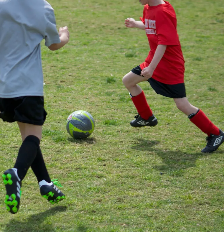 Youth soccer players, representing sports physicals at Fort Walton Beach Chiropractic